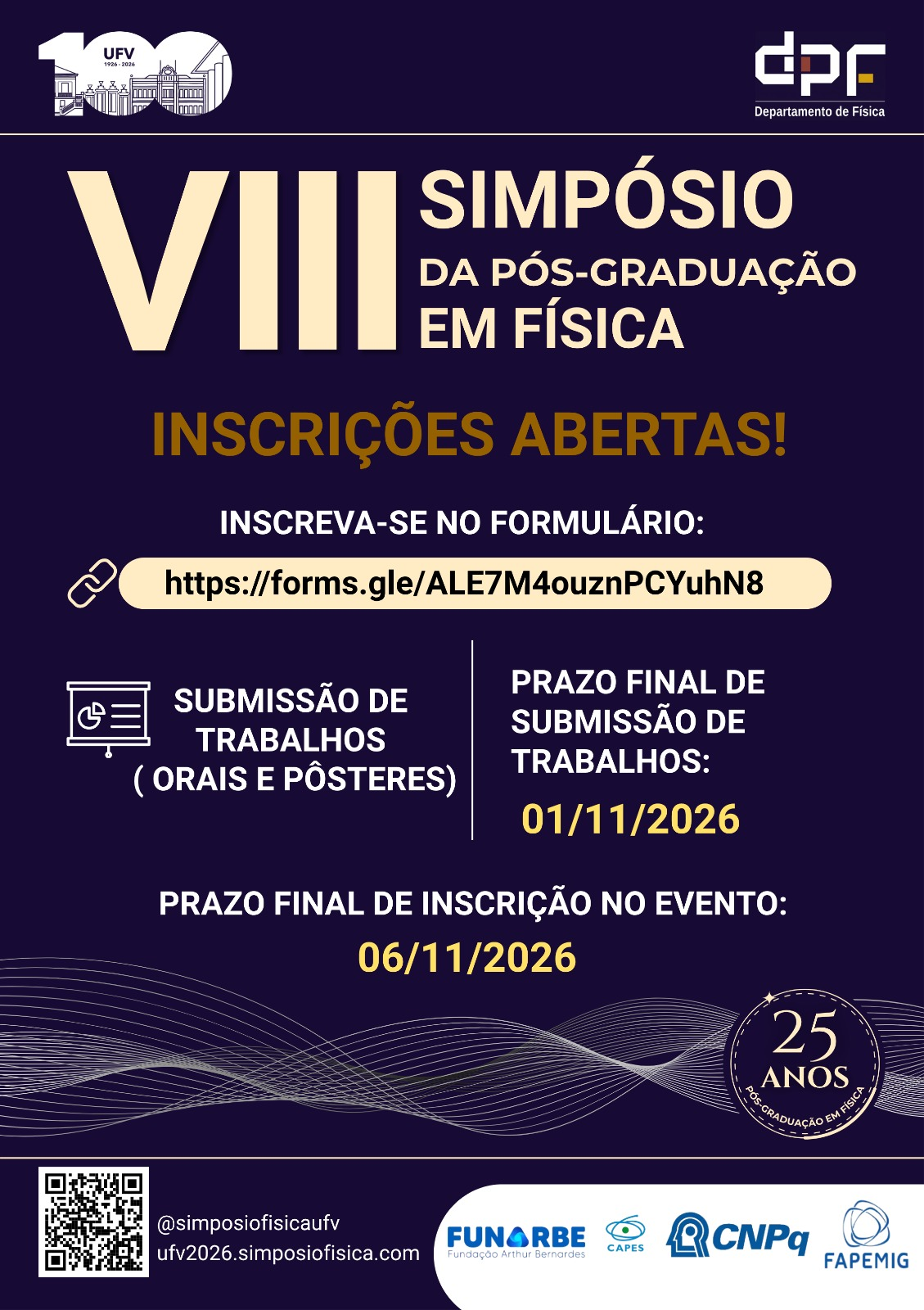 VIII Simposio da Pós-Graduação em Física